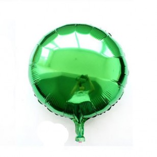 18英寸純色圓形鋁箔氣球 綠色